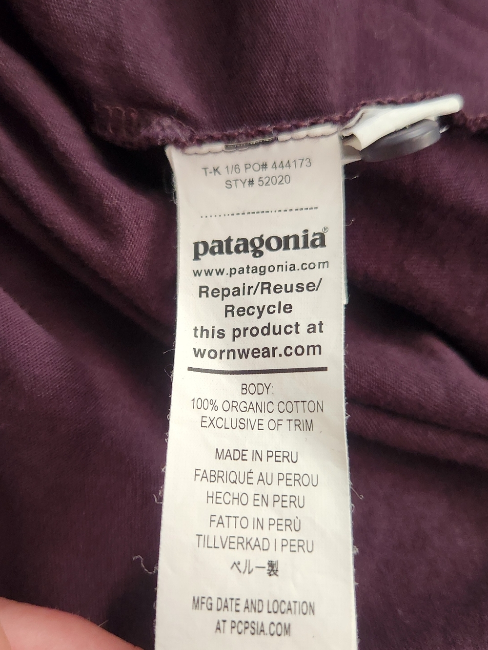 Patagonia Mens Long Sleeve Daily Henley Shirt Medium - Picture 5 of 6